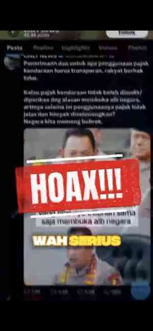 Kapolri Listyo Sigit Prabowo Pastikan Narasi Audit Pajak Aib Negara Adalah Hoaks dan Upaya Disinformasi